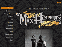 Tablet Screenshot of maxhumphries.com